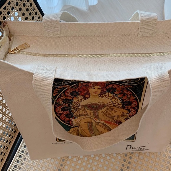Alphonse Canvas Tote Bag (Spring Sale) - Picture 5 of 9